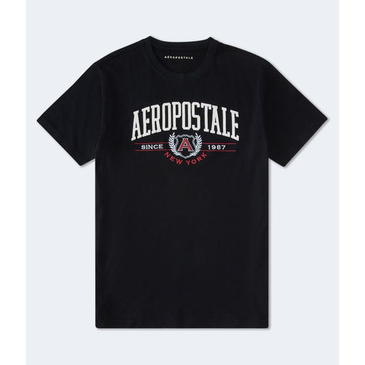 Aeropostale Mens' Aeropostale Laurel Logo Applique Graphic Tee