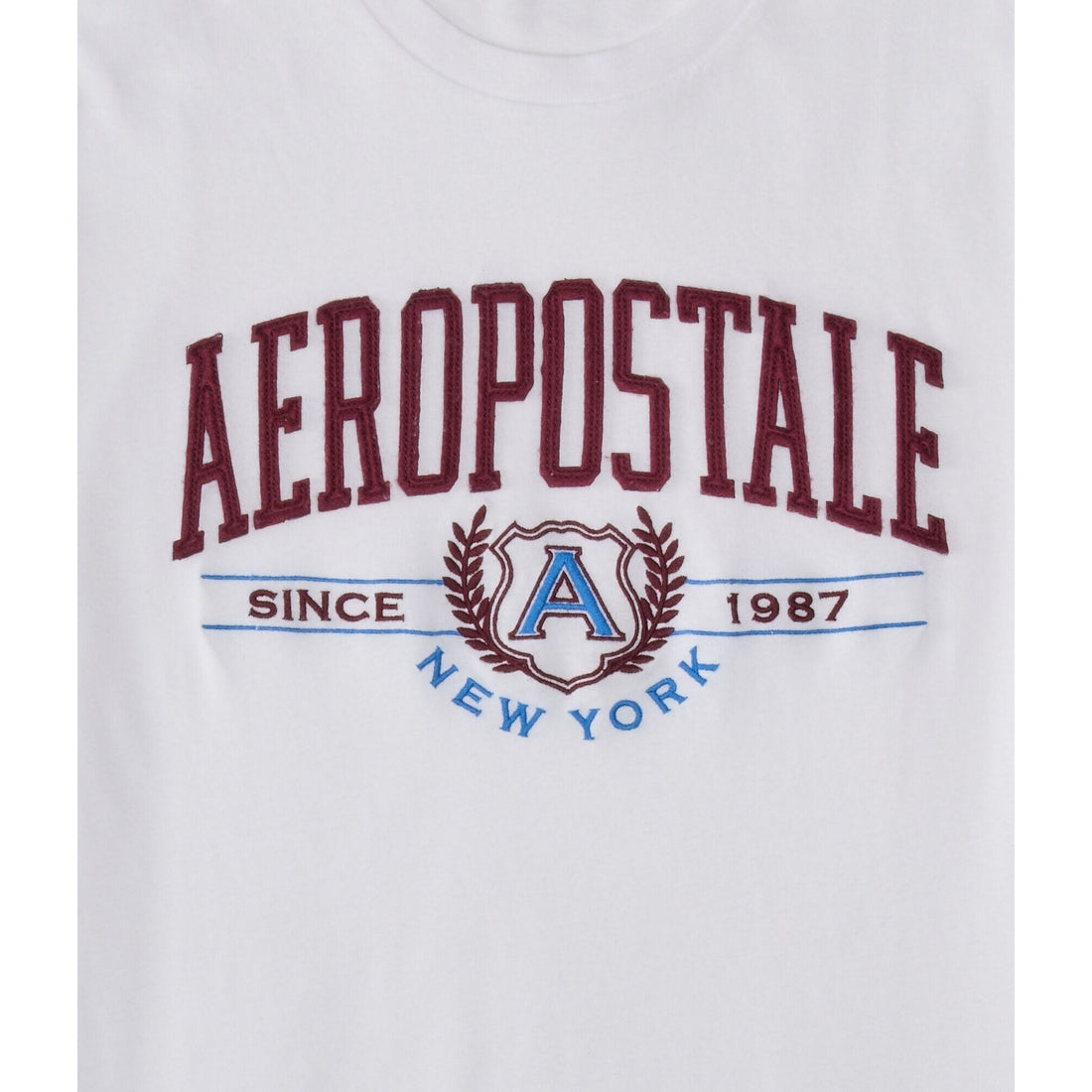 Aeropostale Mens' Aeropostale Laurel Logo Applique Graphic Tee