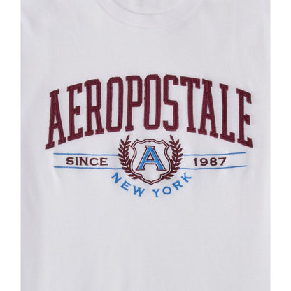 Aeropostale Mens' Aeropostale Laurel Logo Applique Graphic Tee