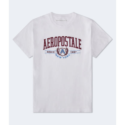 Aeropostale Mens' Aeropostale Laurel Logo Applique Graphic Tee