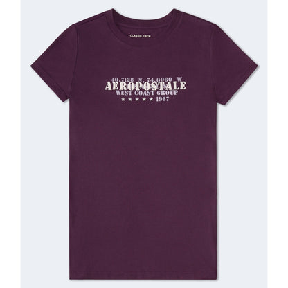 Aeropostale Womens' Aeropostale West Coast Coordinates Graphic Tee