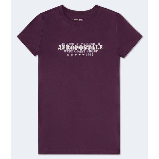 Aeropostale Womens' Aeropostale West Coast Coordinates Graphic Tee