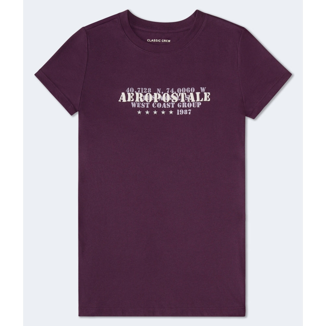 Aeropostale Womens' Aeropostale West Coast Coordinates Graphic Tee