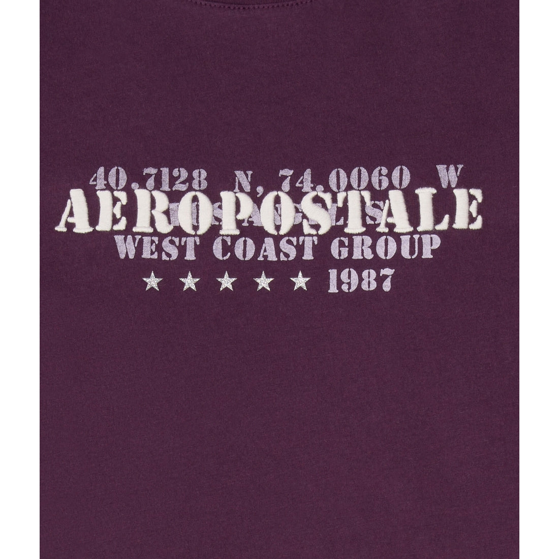 Aeropostale Womens' Aeropostale West Coast Coordinates Graphic Tee