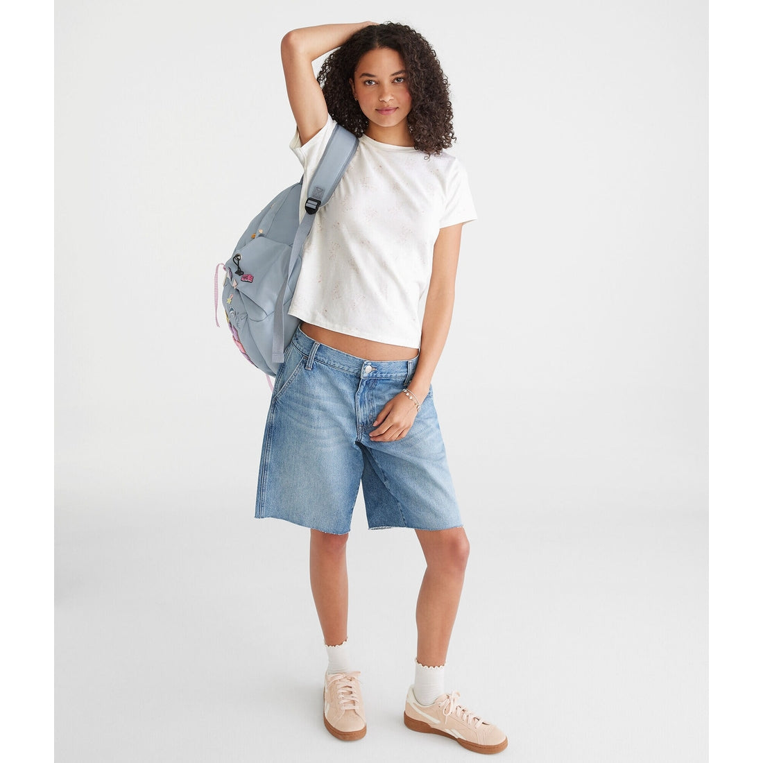 Aeropostale Womens' Seriously Soft Vintage Fit Crew Tee
