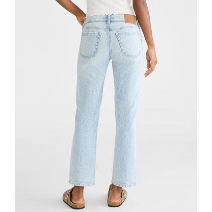 Mid-Rise Straight Ankle Jean