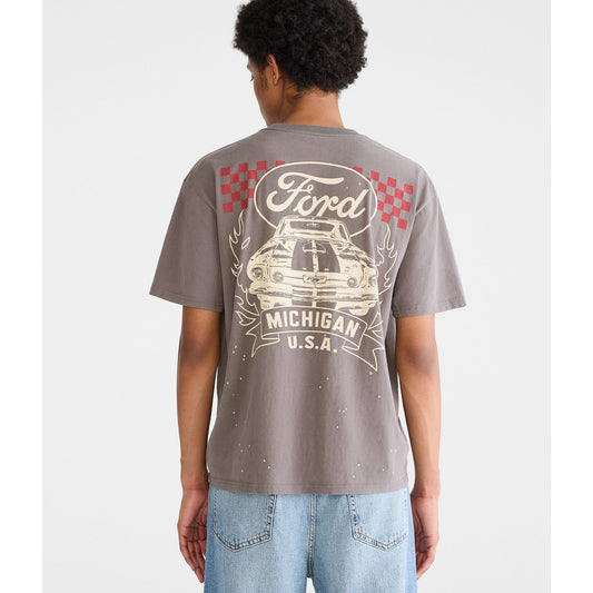 Aeropostale Mens' Ford Logo Relaxed Graphic Tee
