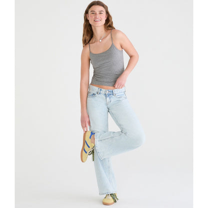 Super Low-Rise Baggy Wide Leg Jean