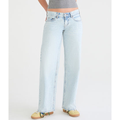 Super Low-Rise Baggy Wide Leg Jean