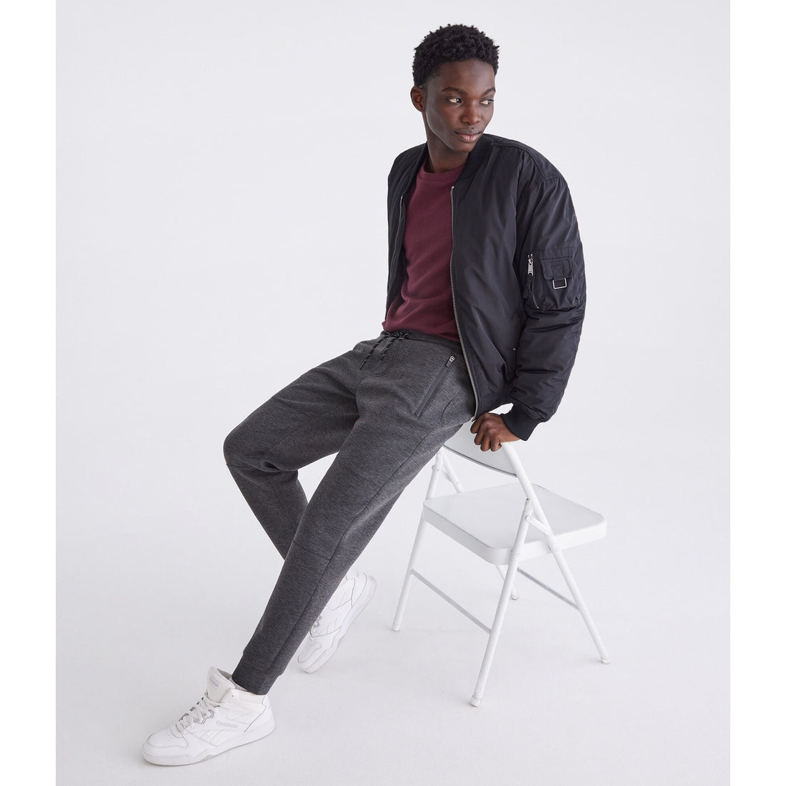 Aeropostale Mens' MVMNT Tech Fleece Joggers