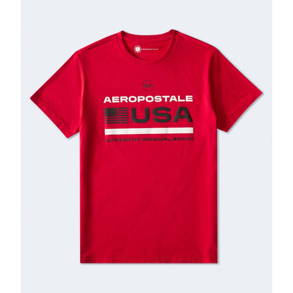 Aeropostale USA Flag Graphic Tee