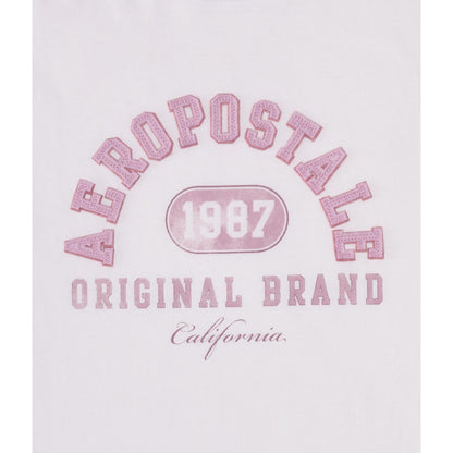 Aeropostale Arch Applique Graphic Tee