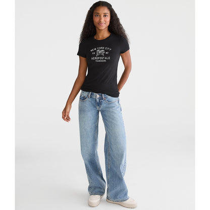 Aeropostale Womens' Aeropostale Roses Arch Graphic Tee
