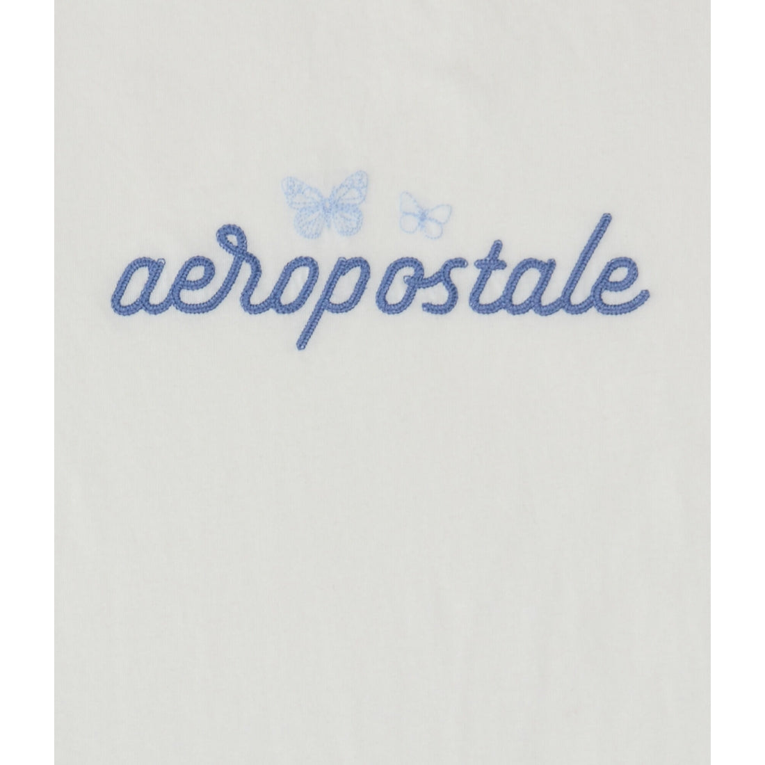 Aeropostale Womens' Aeropostale Script Butterflies Graphic Tee