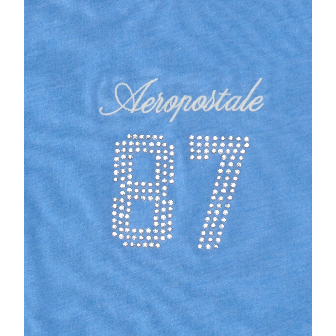 Aeropostale 87 Rhinestone Graphic Tee