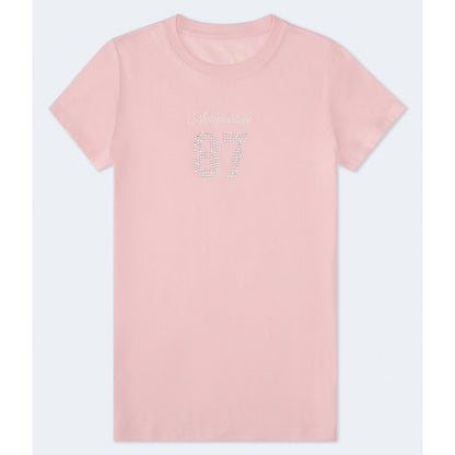Aeropostale Womens' Aeropostale 87 Rhinestone Graphic Tee