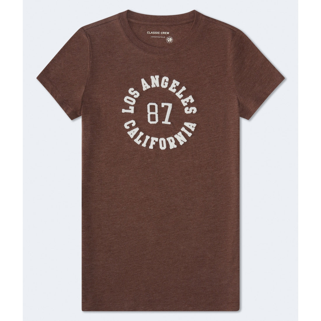 Aeropostale Womens' Los Angeles 87 Applique Graphic Tee