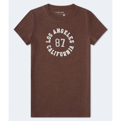 Aeropostale Womens' Los Angeles 87 Applique Graphic Tee