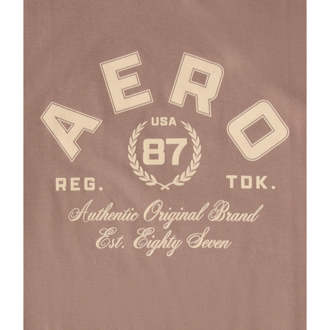Aeropostale Mens' 87 Flocked Graphic Tee