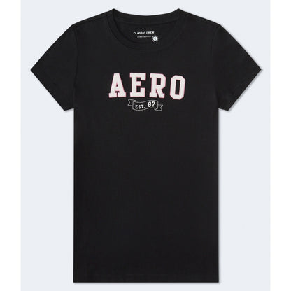 Aeropostale Womens' Banner Applique Graphic Tee