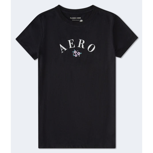 Aeropostale Womens' Arch Floral Graphic Tee