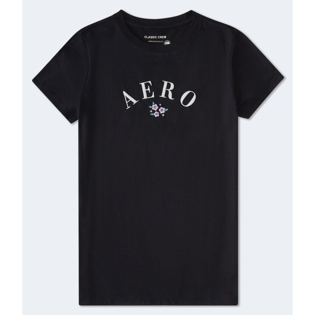 Aeropostale Womens' Arch Floral Graphic Tee