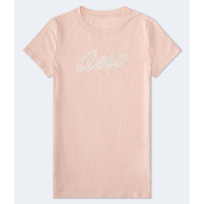 Aeropostale Womens' Lace Script Graphic Tee