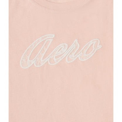 Aeropostale Womens' Lace Script Graphic Tee