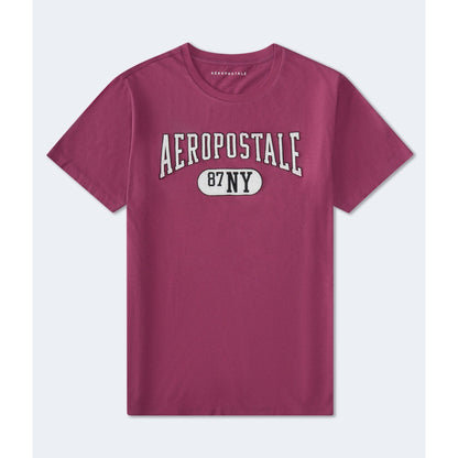 Aeropostale Mens' Aeropostale 87 NY Applique Graphic Tee