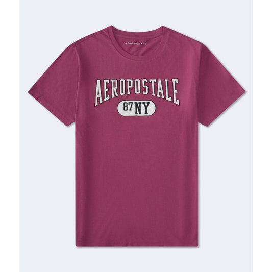 Aeropostale Mens' Aeropostale 87 NY Applique Graphic Tee