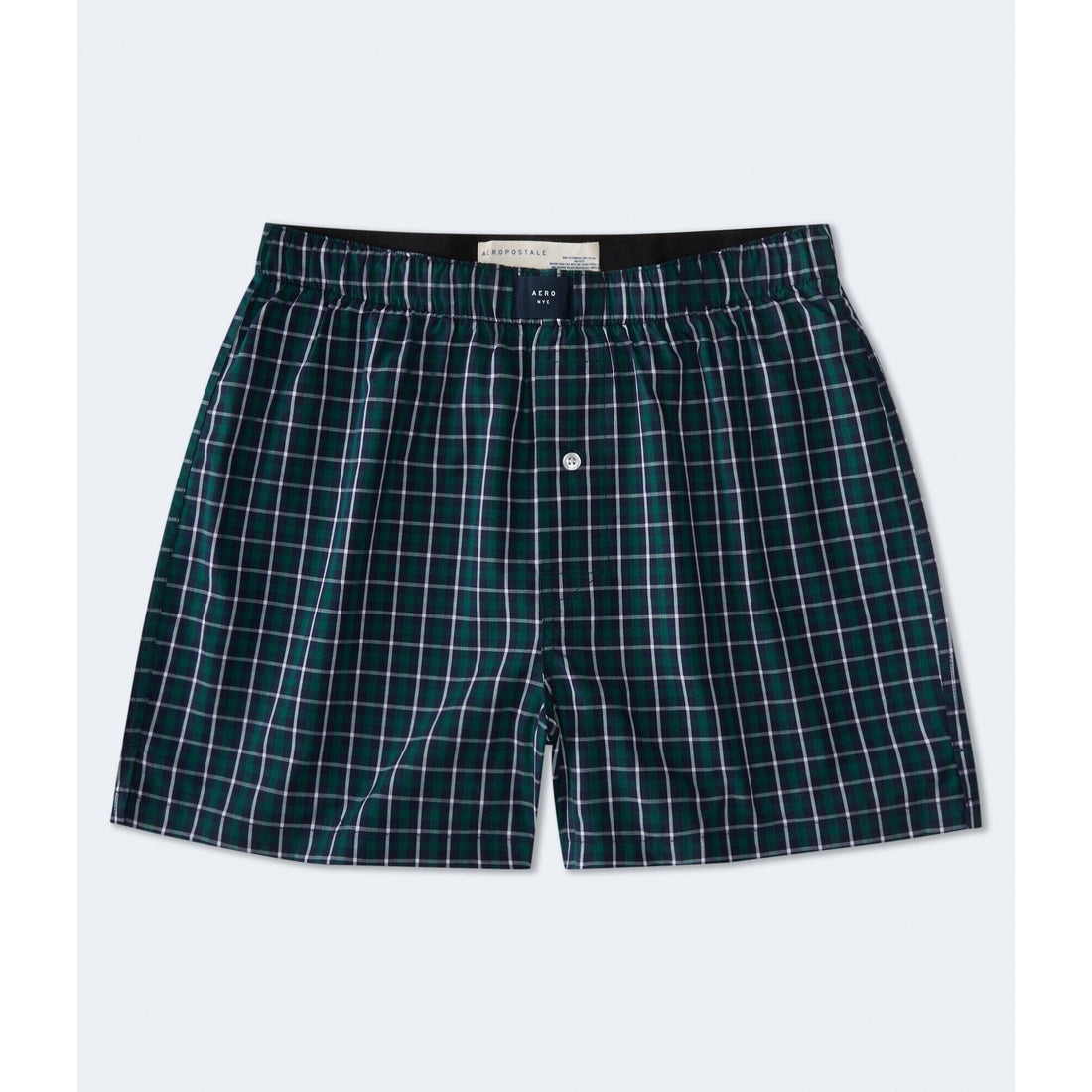 Aeropostale Mens' Small Plaid 4" Woven Boxers