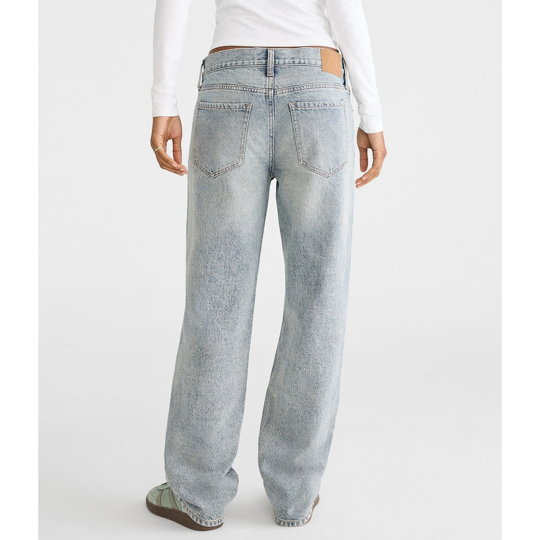Aeropostale Womens' Low-Rise Baggy Jean