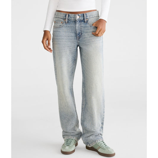 Aeropostale Womens' Low-Rise Baggy Jean