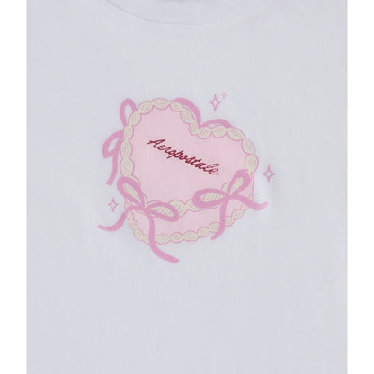 Aeropostale Womens' Aeropostale Heart Cake Graphic Tee