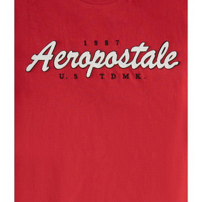 Aeropostale Mens' Aeropostale Script Applique Graphic Tee