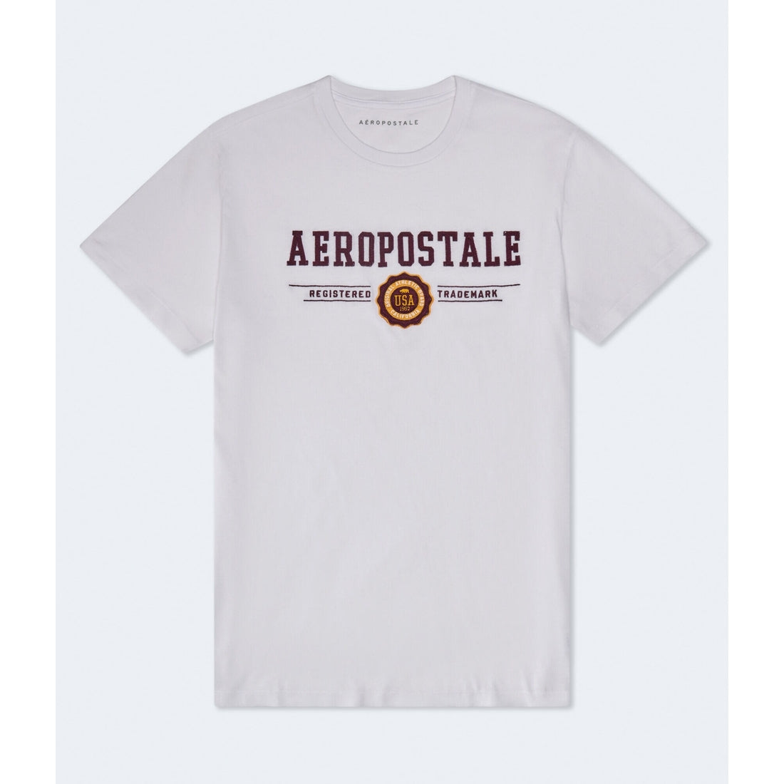 Aeropostale Mens' Aeropostale Bear Crest Applique Graphic Tee
