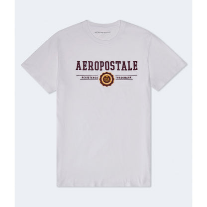 Aeropostale Mens' Aeropostale Bear Crest Applique Graphic Tee