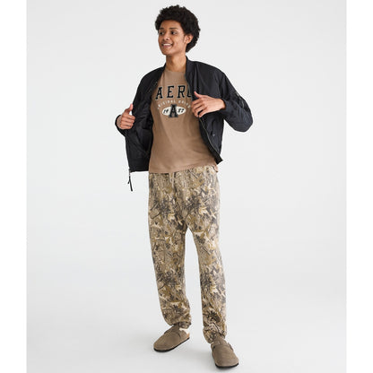 Aeropostale Mens' Original Oval Applique Graphic Tee