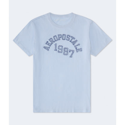 Aeropostale Mens' Aeropostale 1987 Arch Applique Graphic Tee