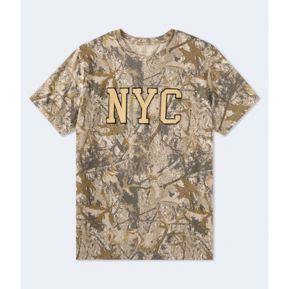 NYC Forest Camo Applique Graphic Tee