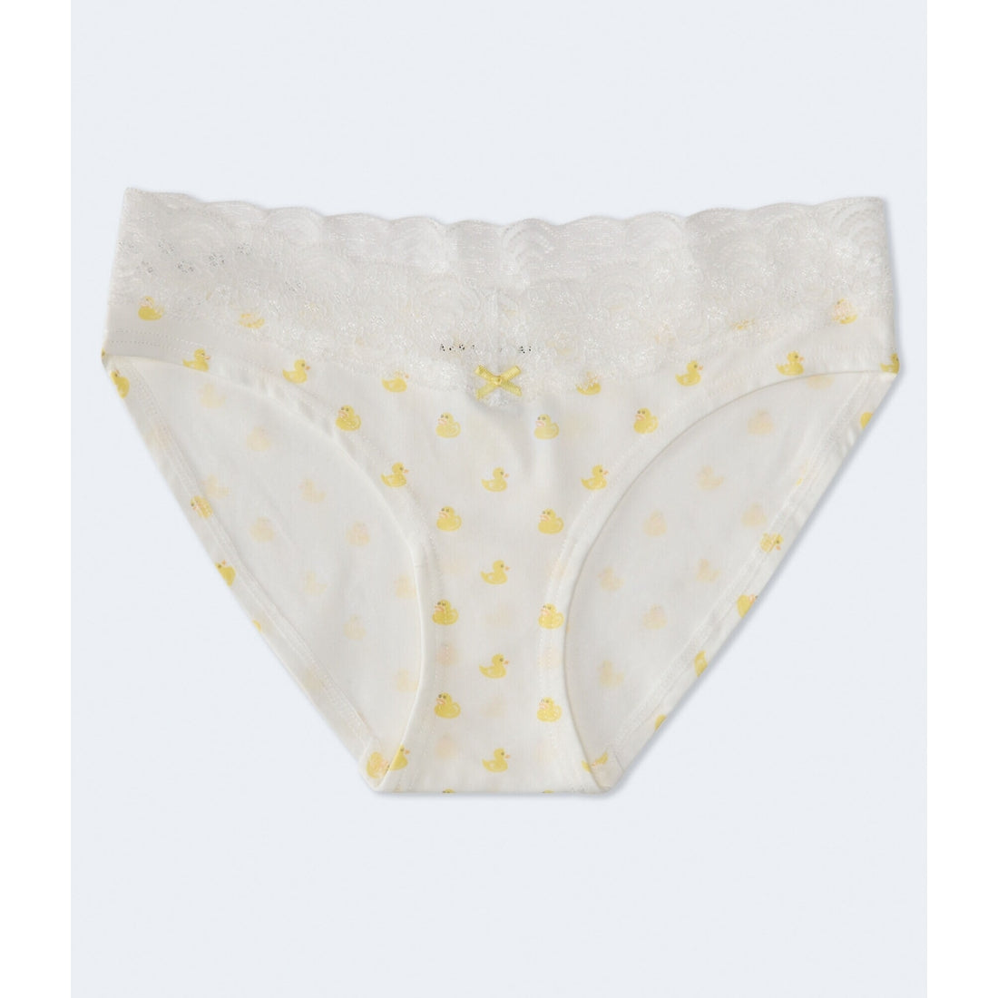 Aeropostale Womens' Rubber Ducks Lace-Trim Hipster