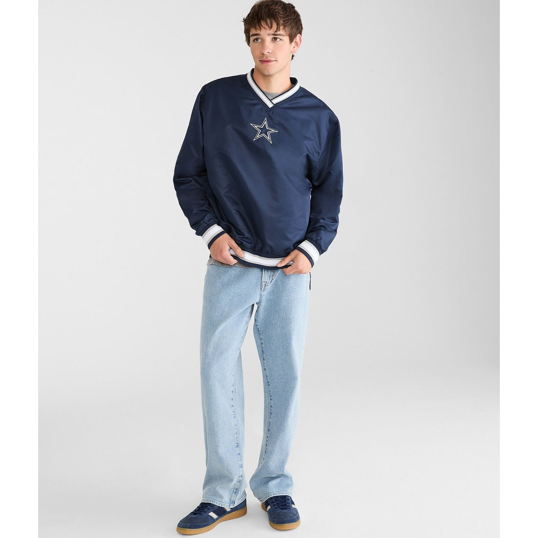 Aeropostale Mens' Dallas Cowboys Trainer's Jacket