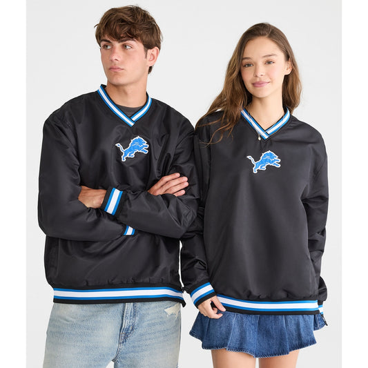 Aeropostale Mens' Detroit Lions Trainer's Jacket