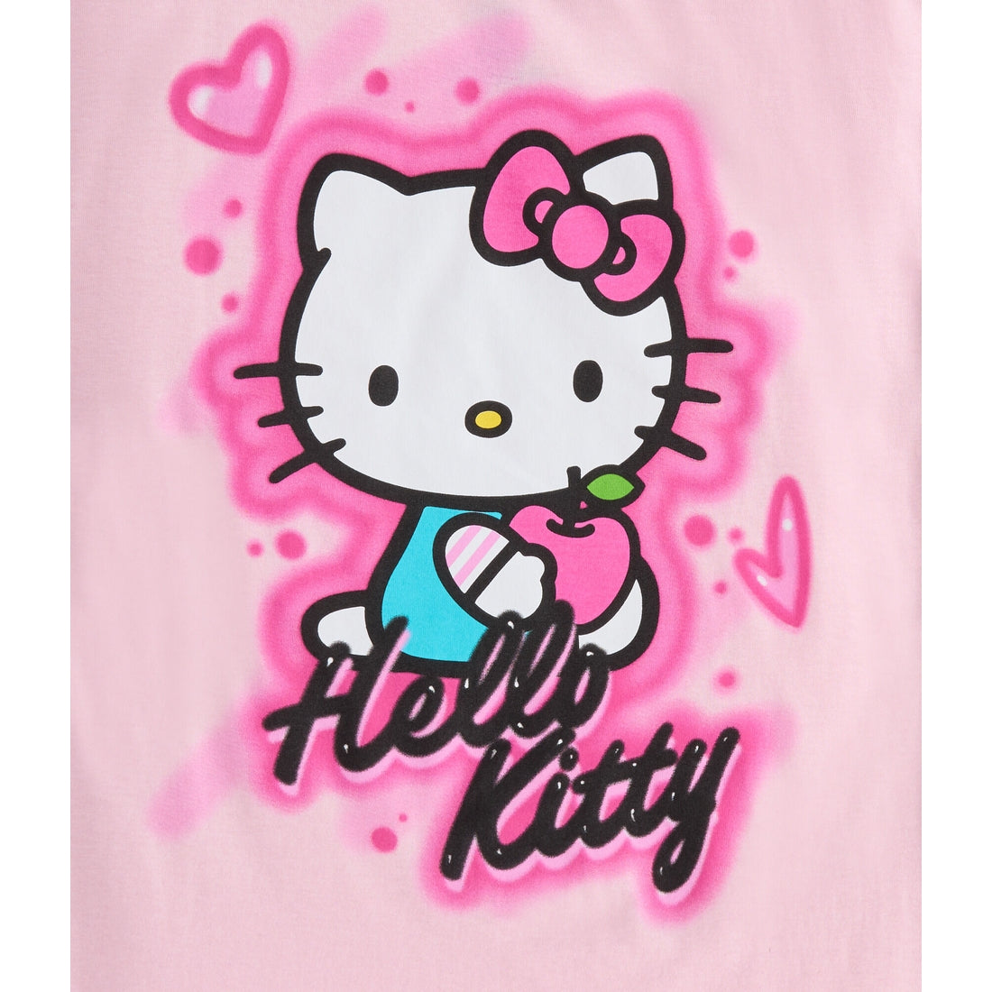 Aeropostale Womens' Hello Kitty Airbrush Oversized Graphic Tee