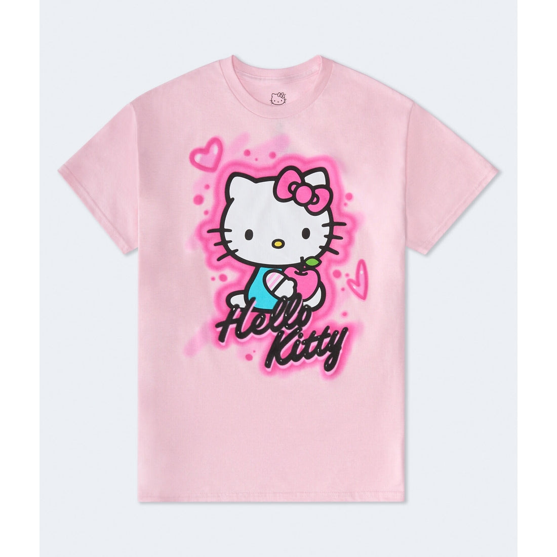 Aeropostale Womens' Hello Kitty Airbrush Oversized Graphic Tee