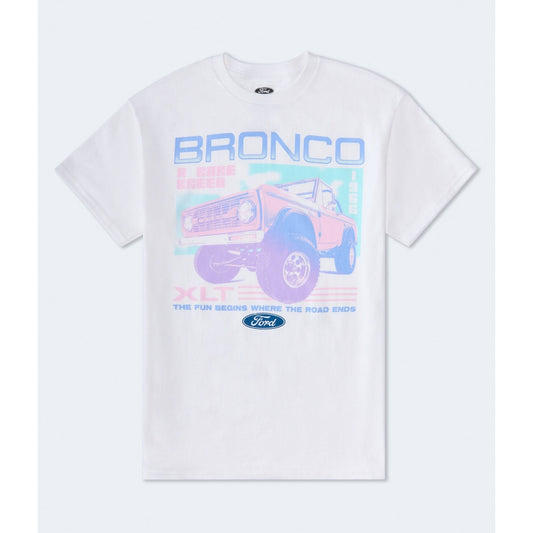 Aeropostale Womens' Ford Bronco Oversized Graphic Tee