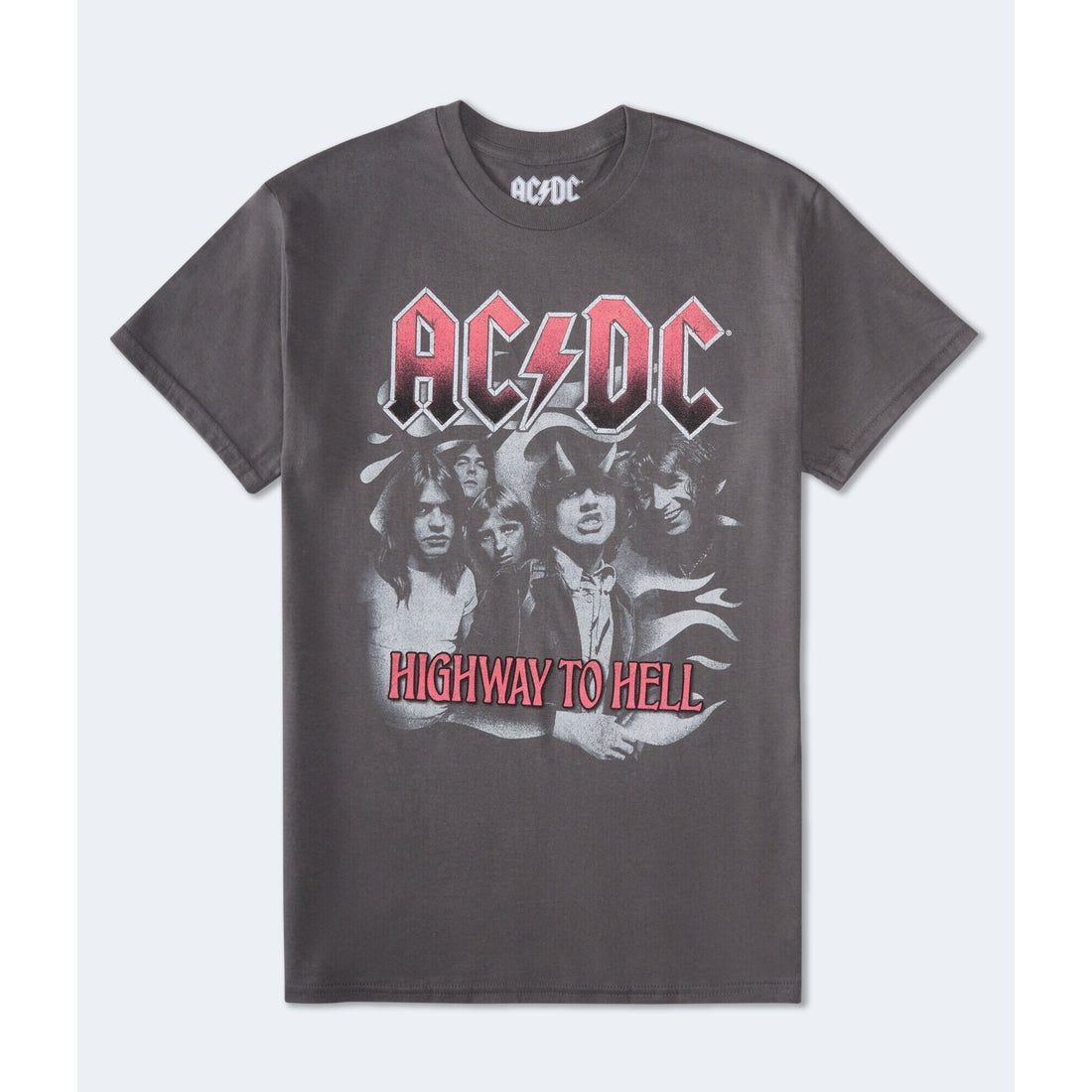 Aeropostale Womens' AC/DC Highway To Hell Oversized Graphic Tee