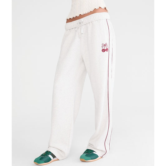 Aeropostale Womens' Cherry 87 Straight Leg Sweatpants