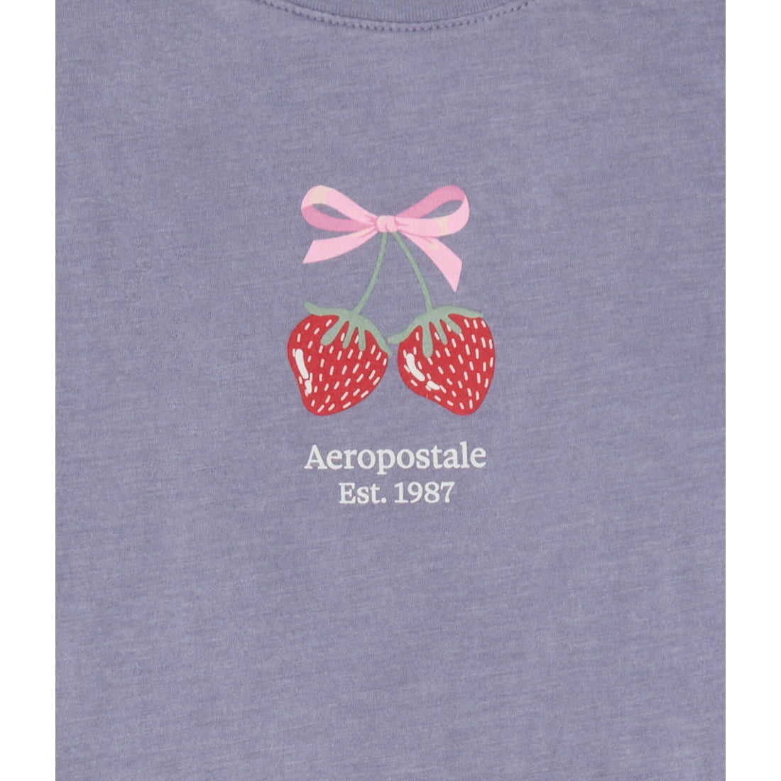 Aeropostale Womens' Aeropostale Strawberry Bow Graphic Tee