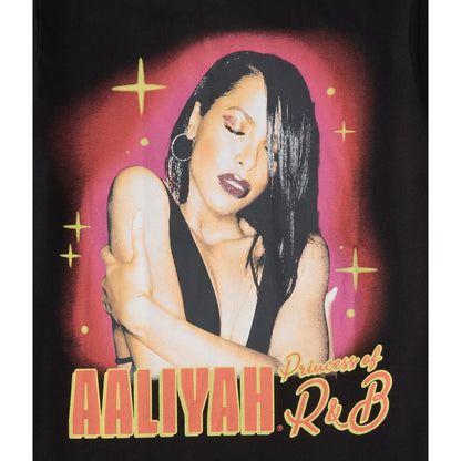 Aeropostale Womens' Aaliyah Princess of R&B Oversized Graphic Tee